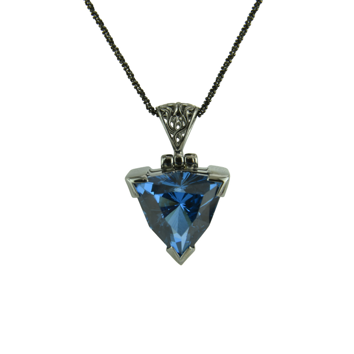 Blue Green Spinel Pendant