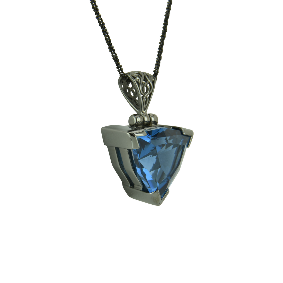 Blue Green Spinel Pendant
