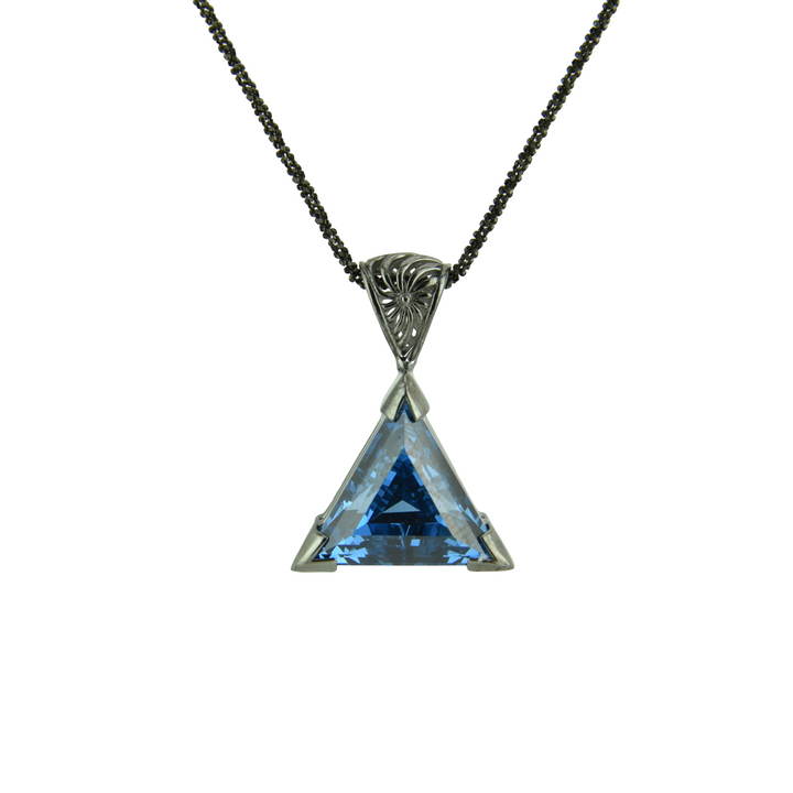 Blue Green Spinel Pendant