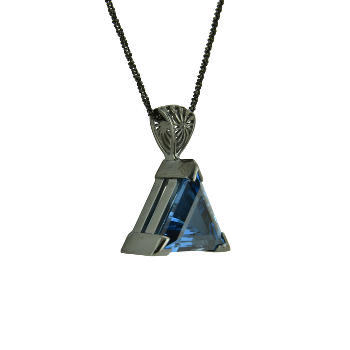 Blue Green Spinel Pendant
