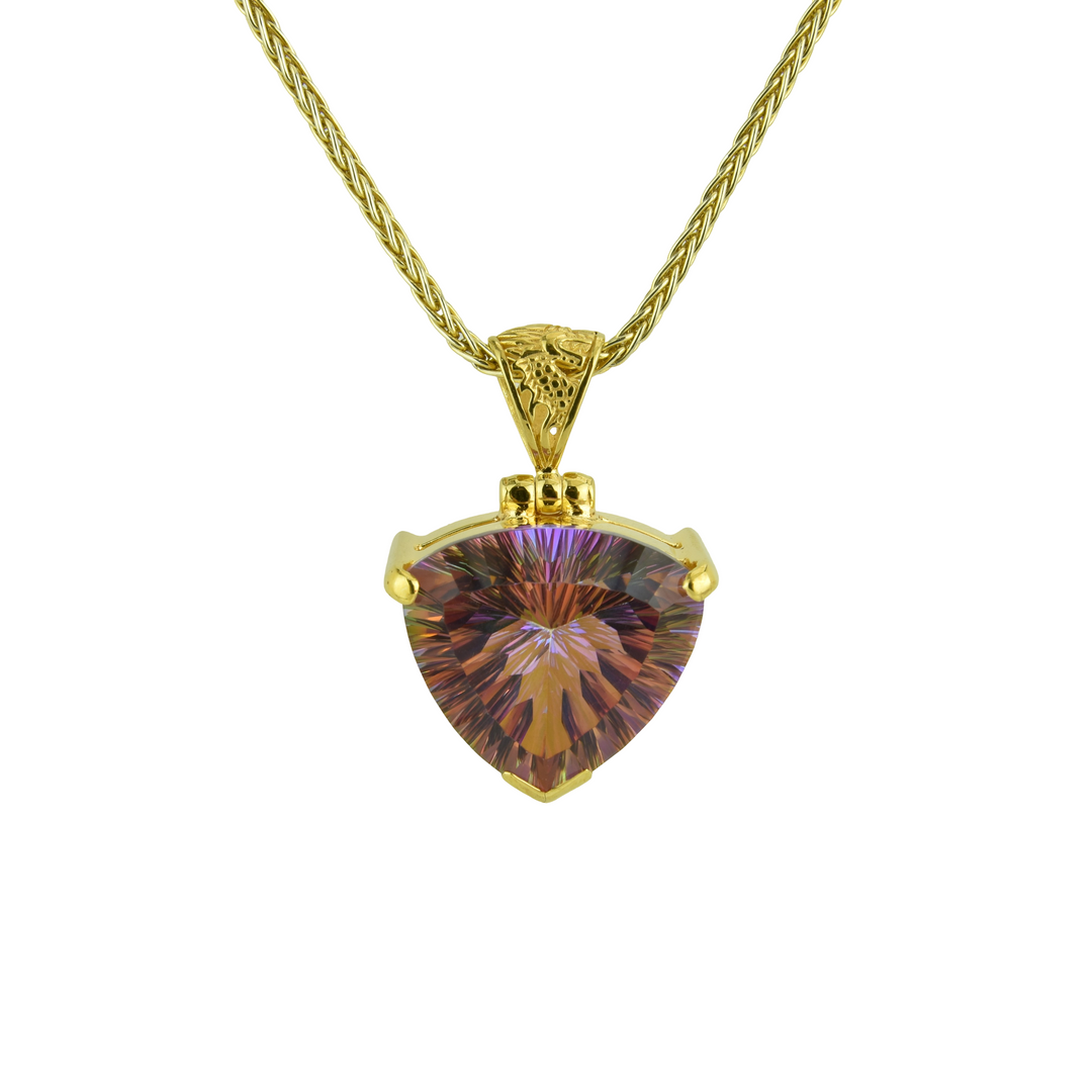 Sunstar Mystic Quartz Pendant