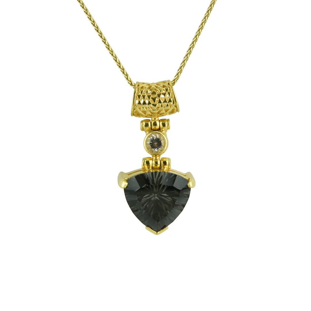 Midnight Mystic Quartz Pendant