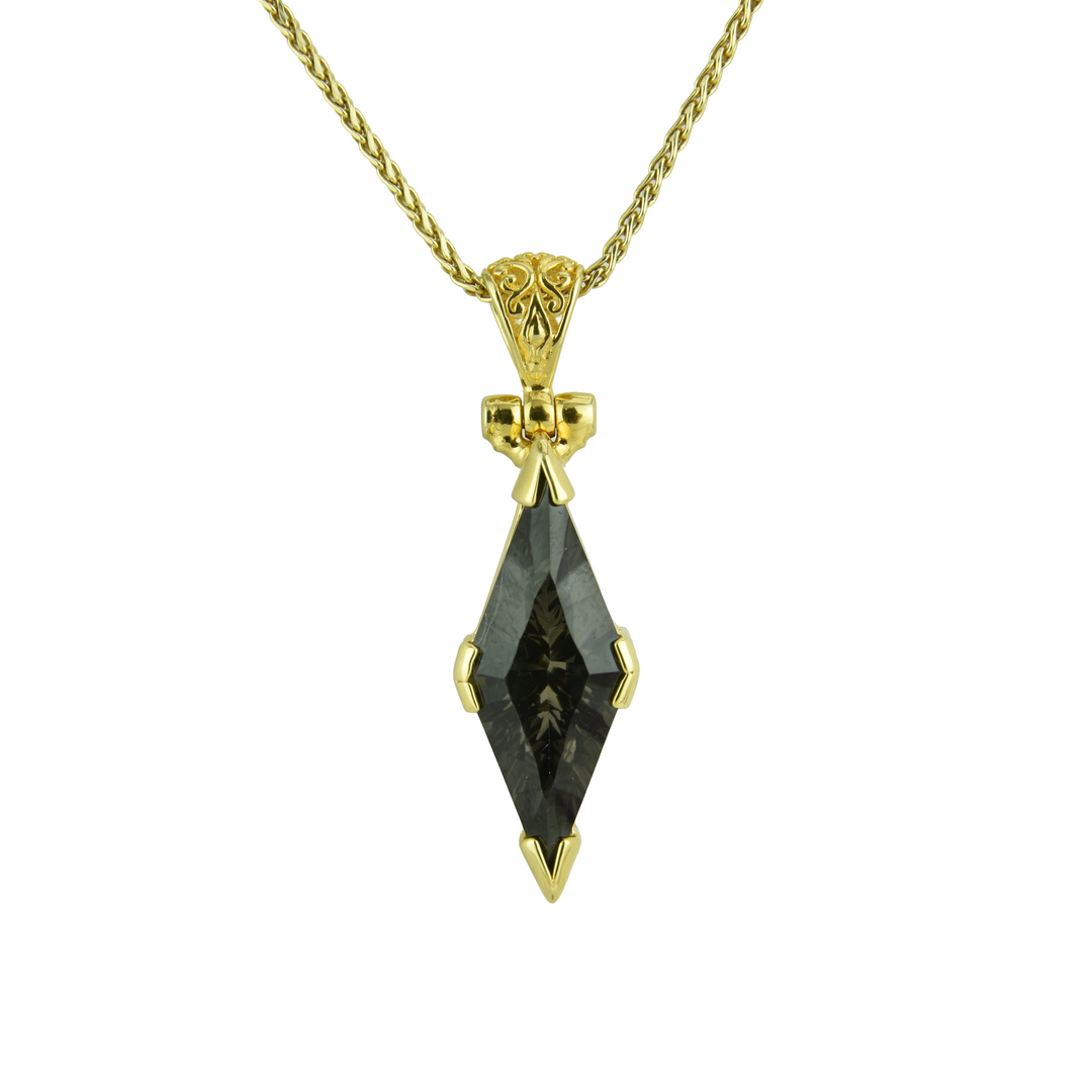 Midnight Mystic Quartz Pendant