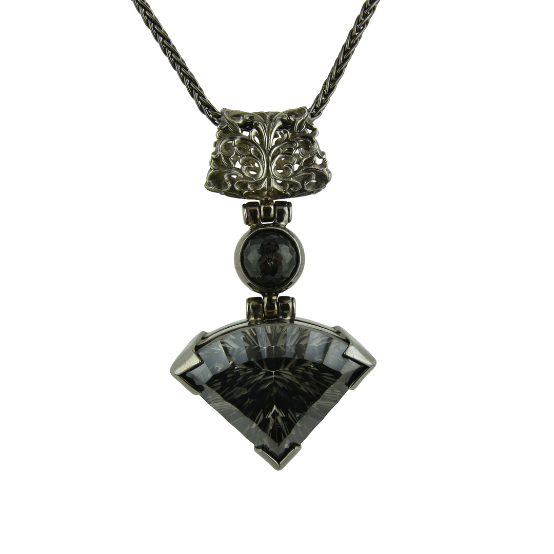 Midnight Mystic Quartz Pendant