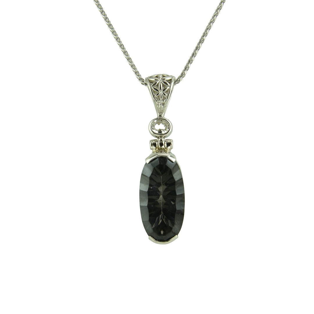 Midnight Mystic Quartz Pendant