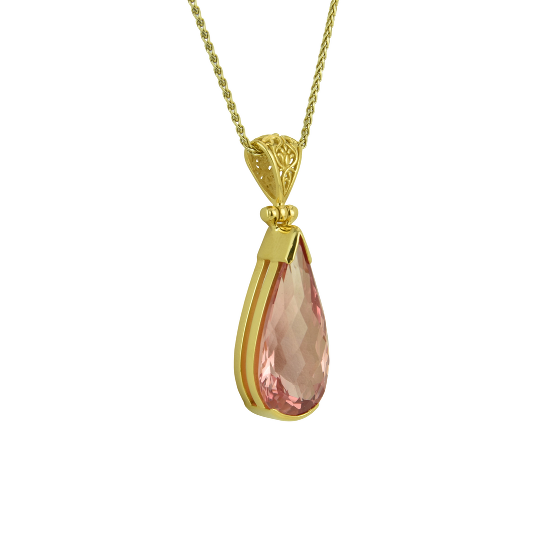 Imperial Pink Sapphire Pendant