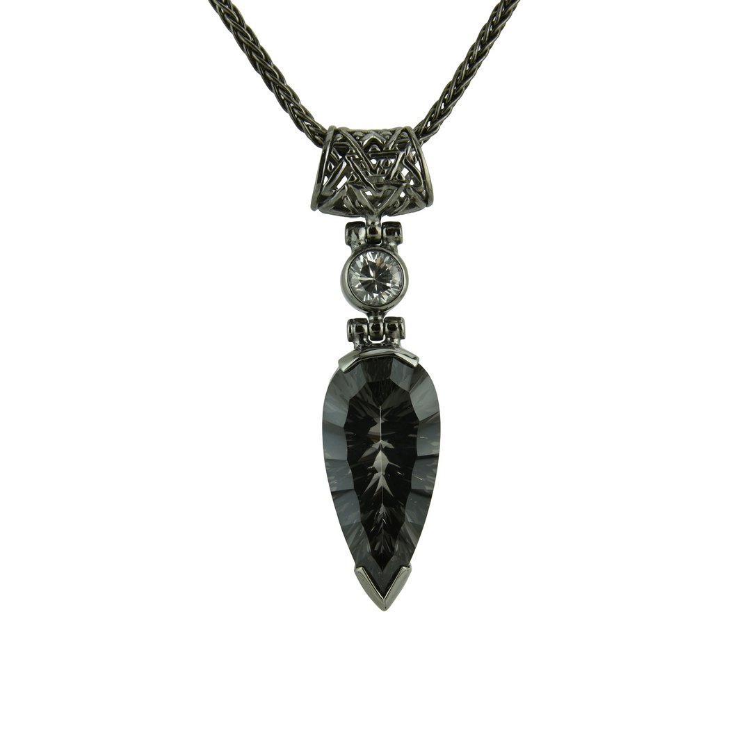 Midnight Mystic Quartz Pendant