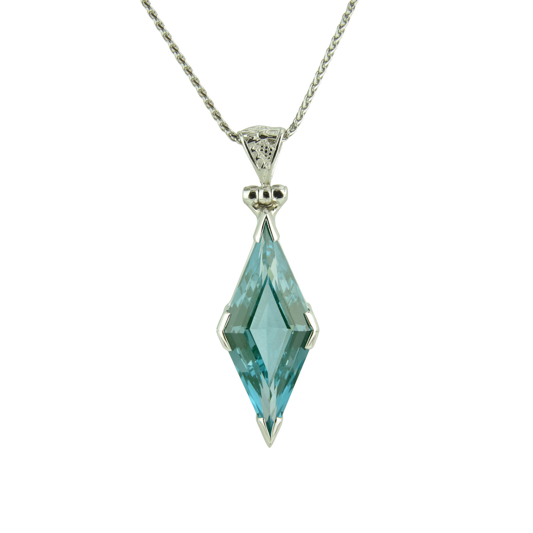 Paraiba Effect Spinel Pendant