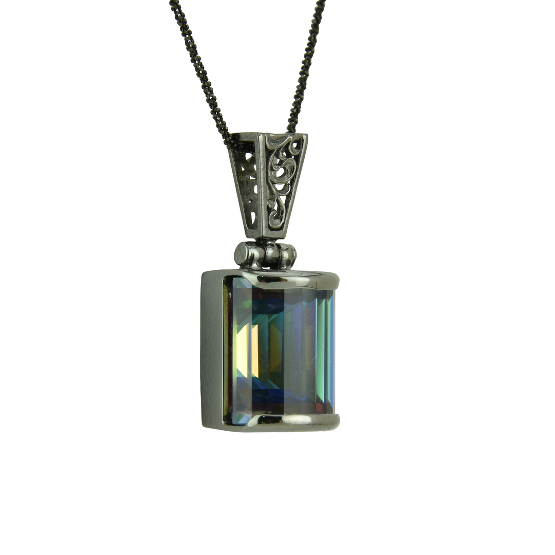 Rainbow Mystic Quartz Pendant