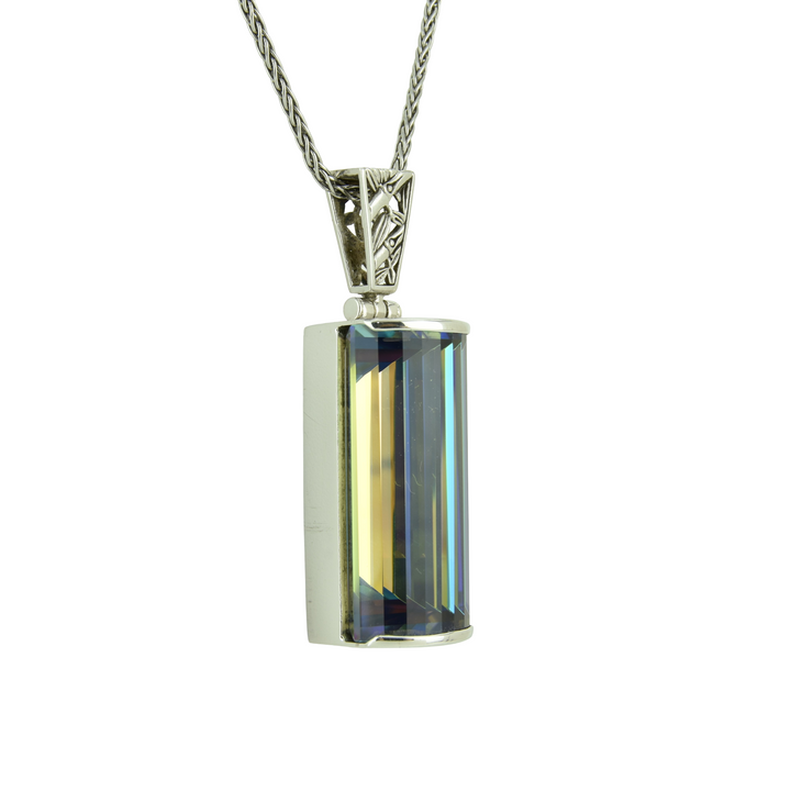 Rainbow Mystic Quartz Pendant