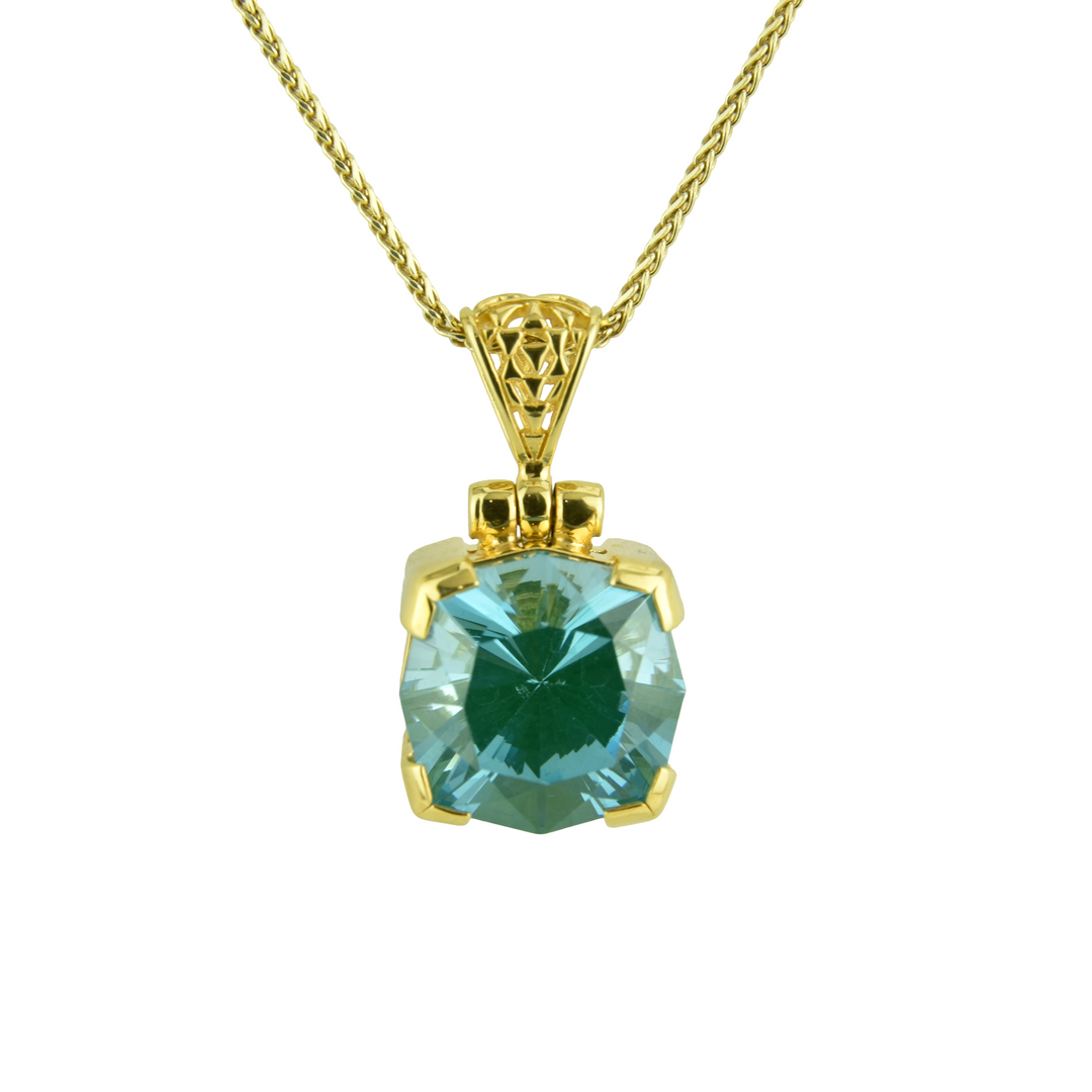 Paraiba Effect Spinel Pendant