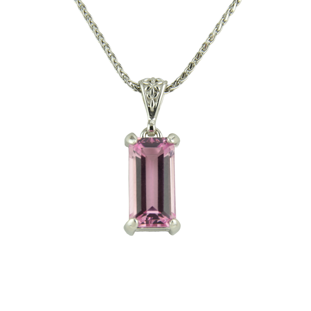 Pink Biron Emerald Pendant