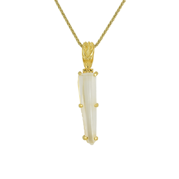 Lemurian Quartz Pendant