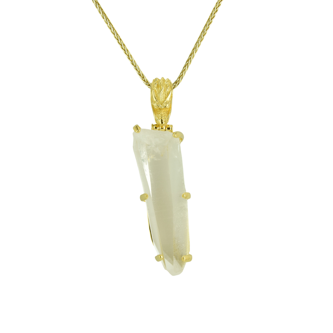 Lemurian Quartz Pendant