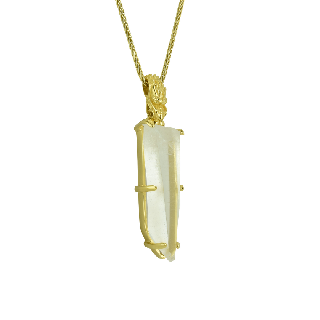Lemurian Quartz Pendant