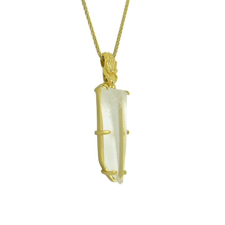 Lemurian Quartz Pendant
