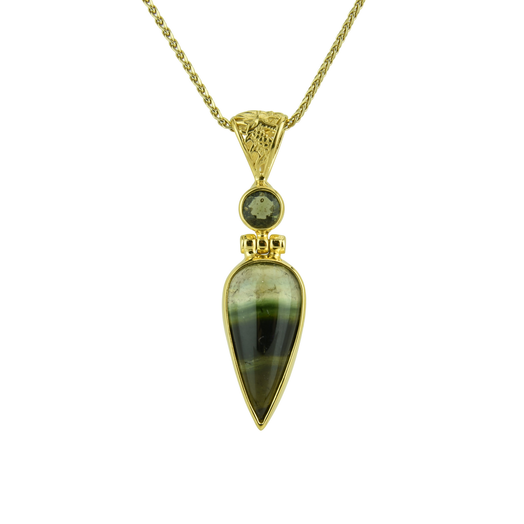 Green Tourmaline Pendant
