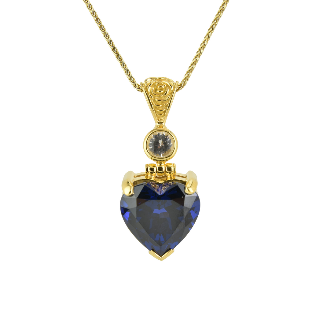 Zao Gongen YAG Tanzanite Pendant