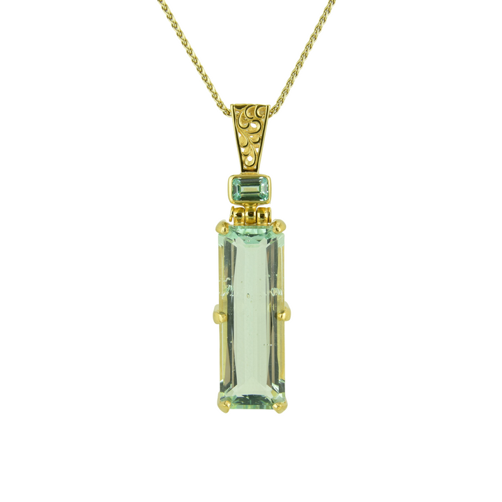 Seafoam Obsidian Pendant