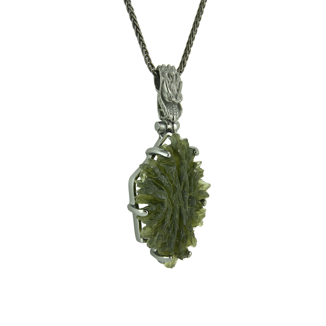 Besednice Moldavite Pendant