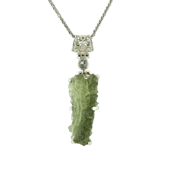 Besednice Moldavite Pendant