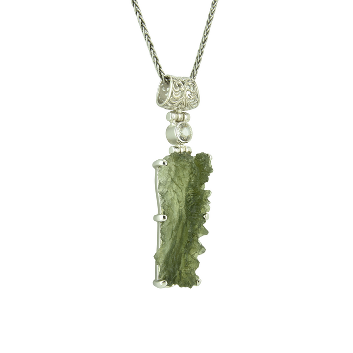 Besednice Moldavite Pendant