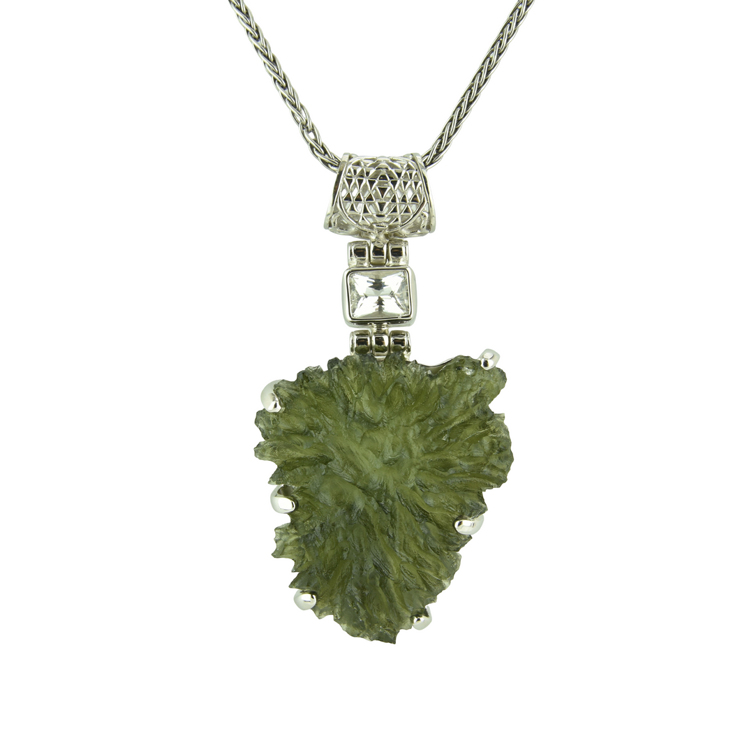 Besednice Moldavite Pendant