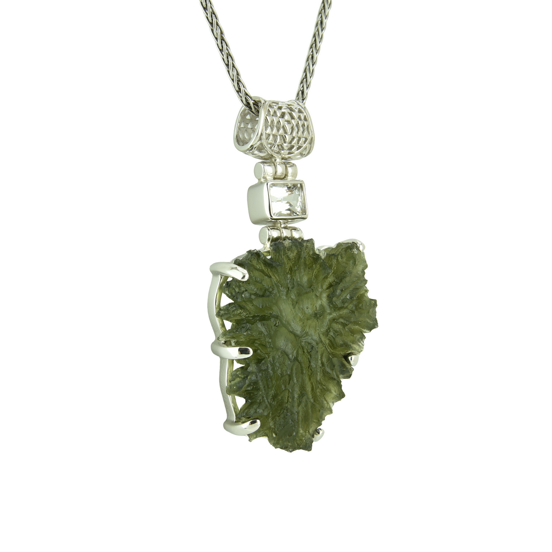 Besednice Moldavite Pendant