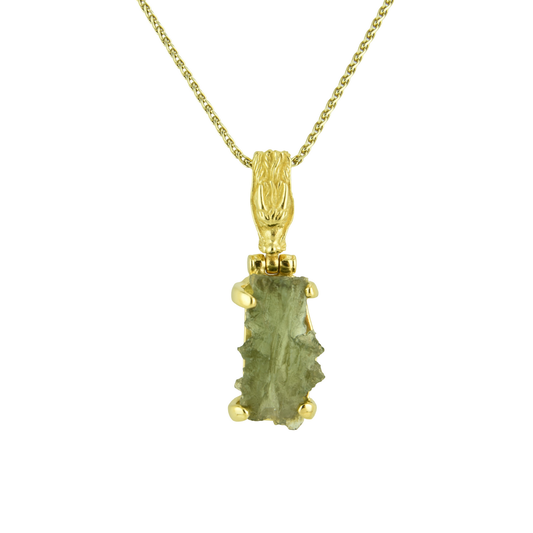 Besednice Moldavite Pendant