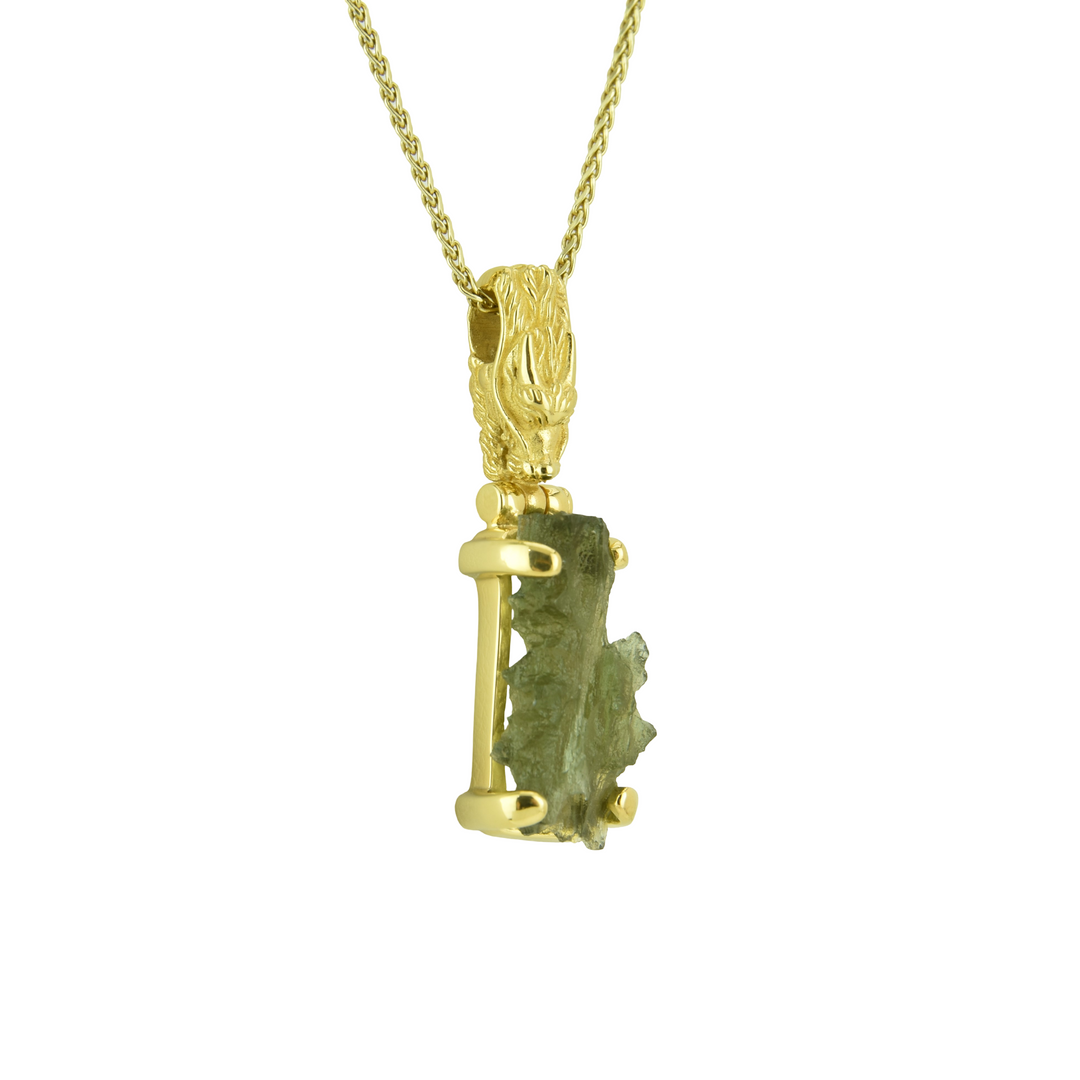Besednice Moldavite Pendant