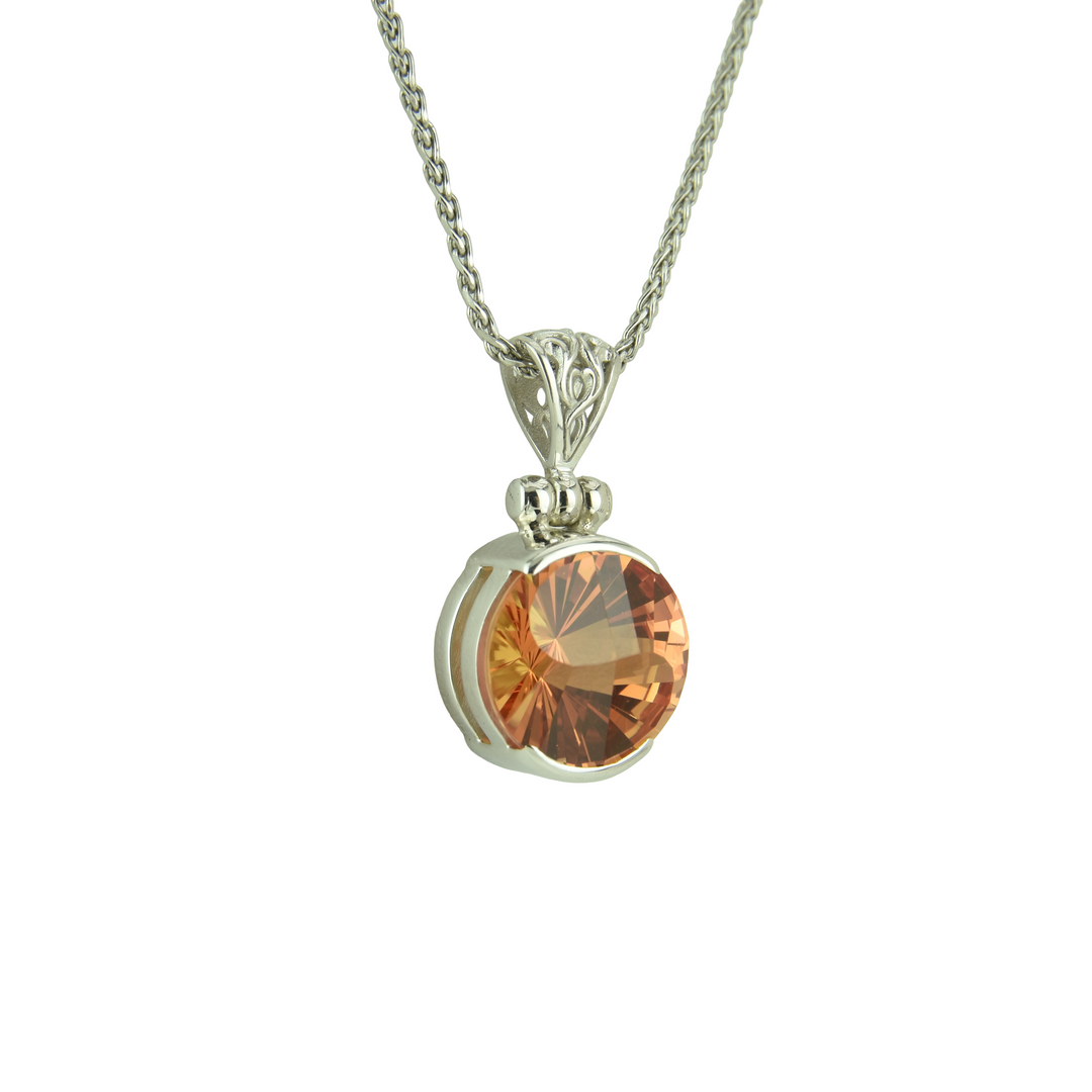 Imperial Golden Sapphire Pendant