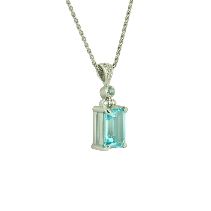 YAG Paraiba Effect Pendant