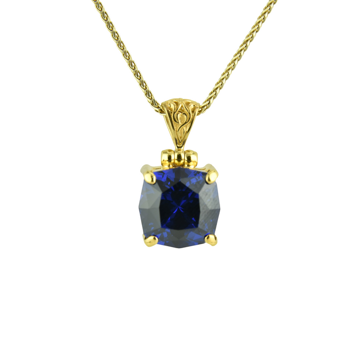 Zao Gongen Yag Tanzanite Pendant