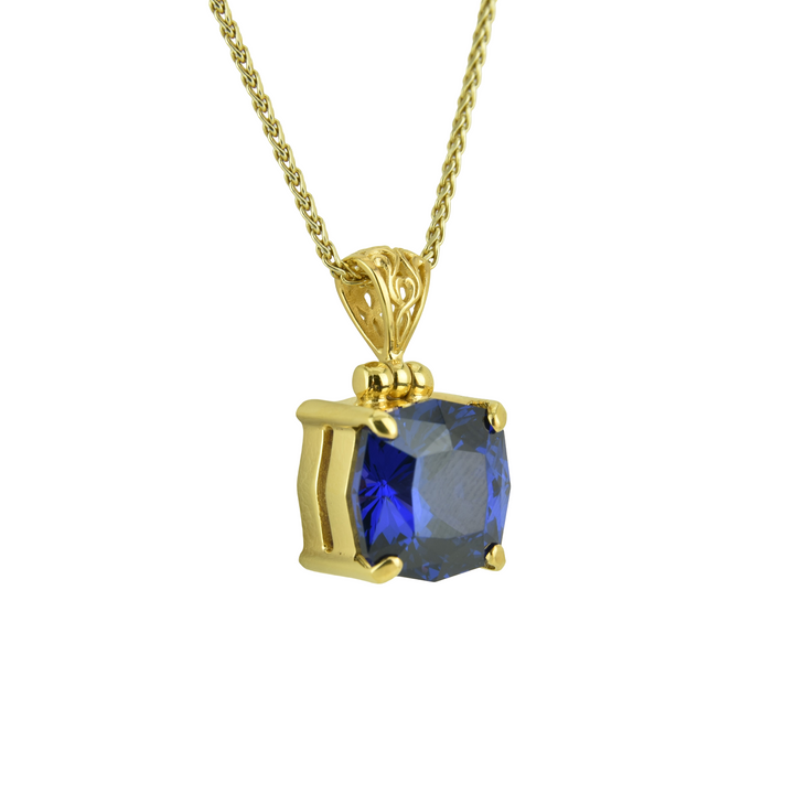 Zao Gongen Yag Tanzanite Pendant
