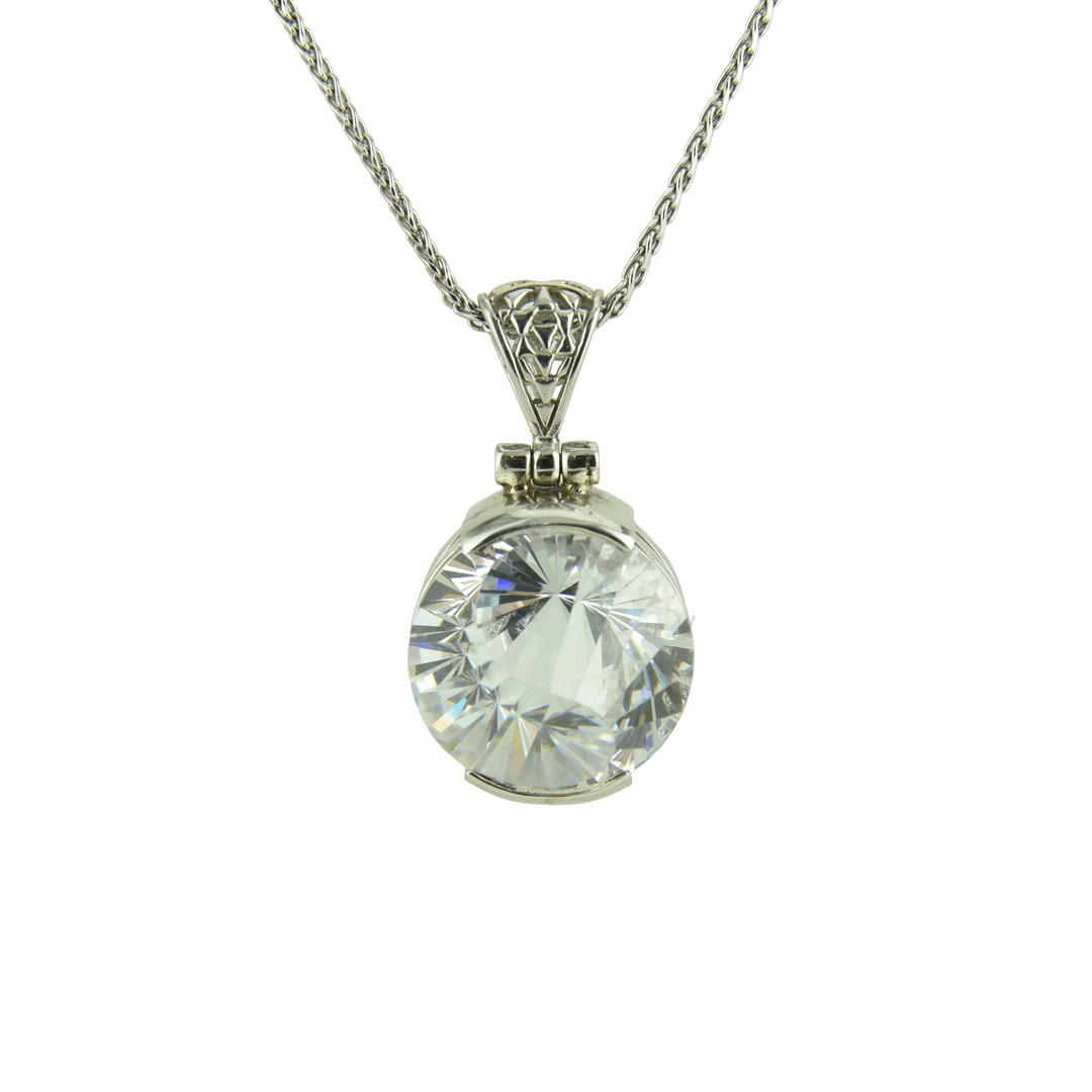 Diamond Simulant Pendant