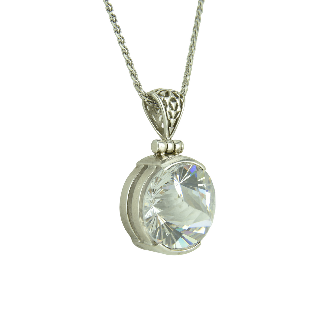 Diamond Simulant Pendant