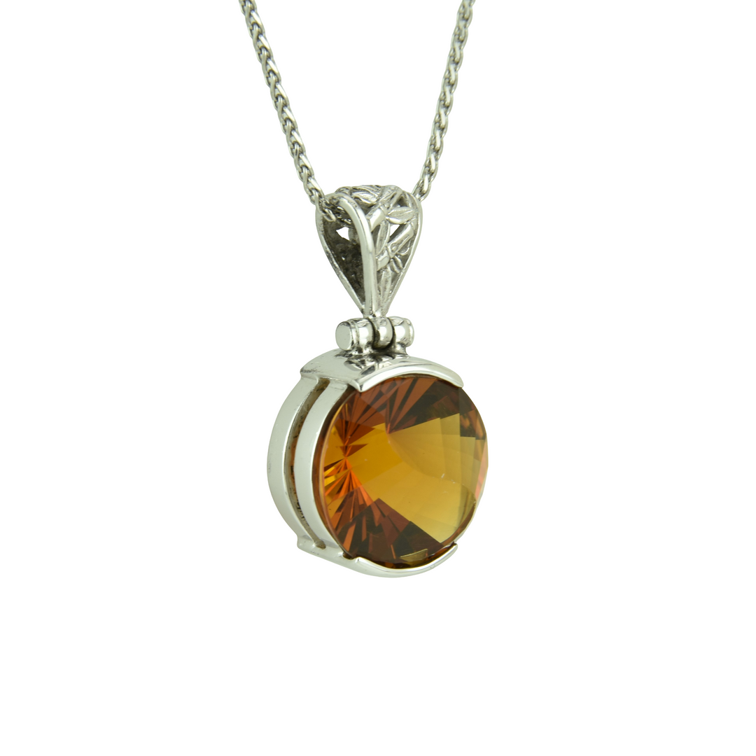 Golden Hydro Quartz Pendant