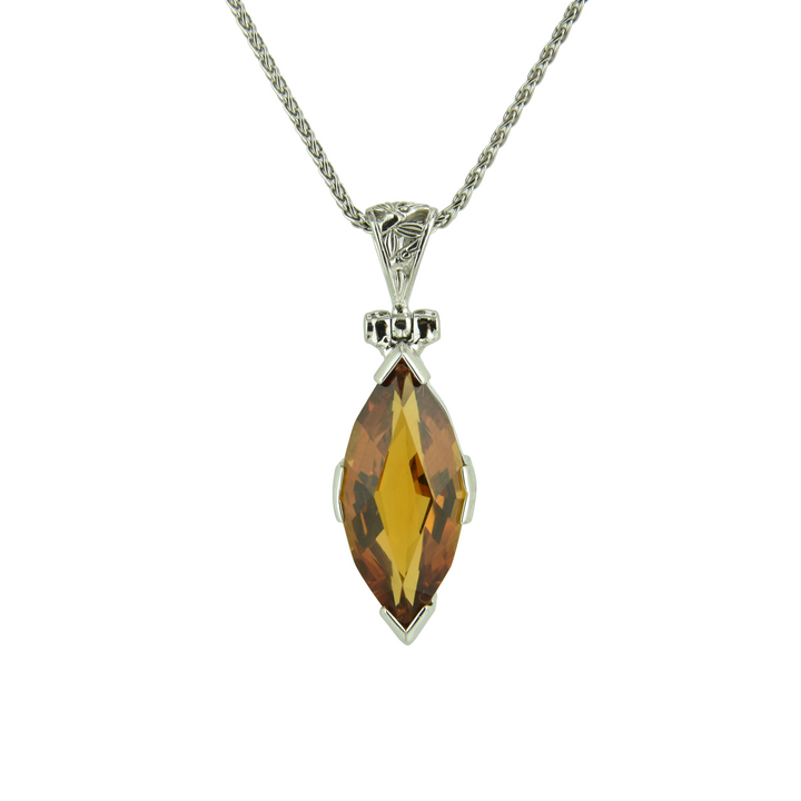 Golden Hydro Quartz Pendant