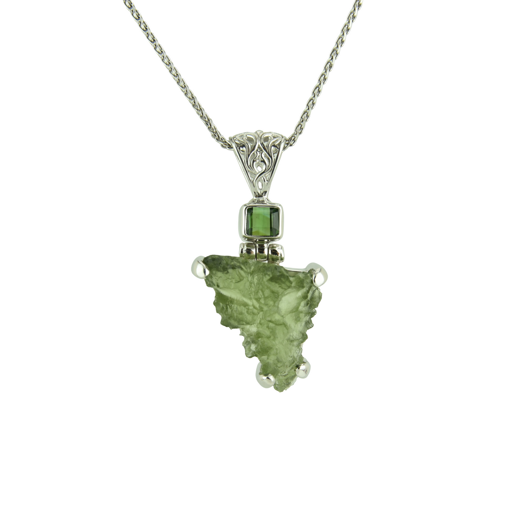 Besednice Moldavite Pendant