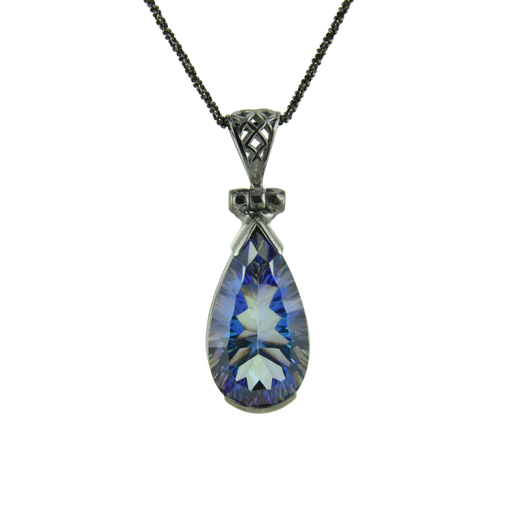 Indigo Warrior Mystic Quartz Pendant