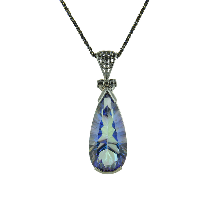 Indigo Warrior Mystic Quartz Pendant