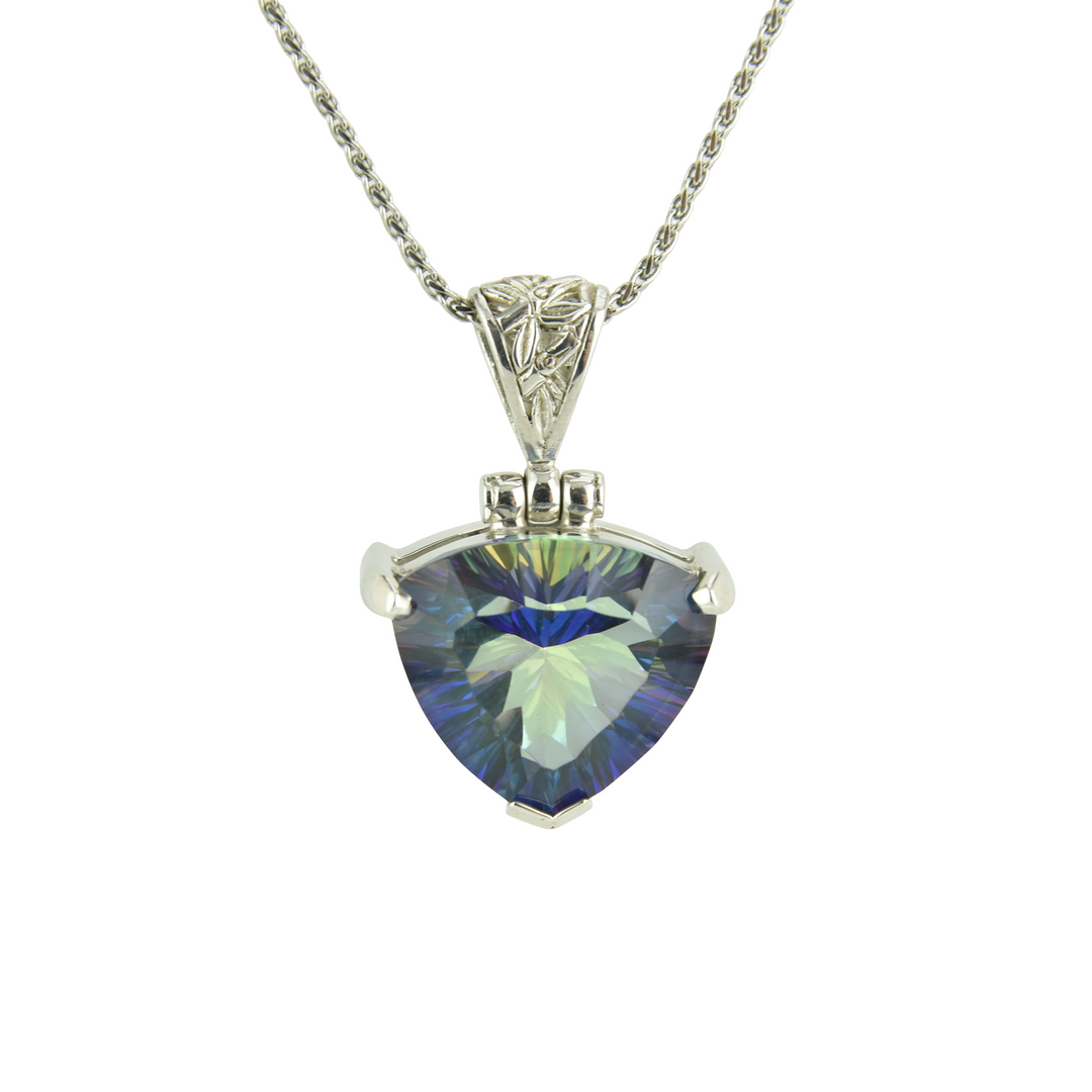 Indigo Warrior Mystic Quartz Pendant