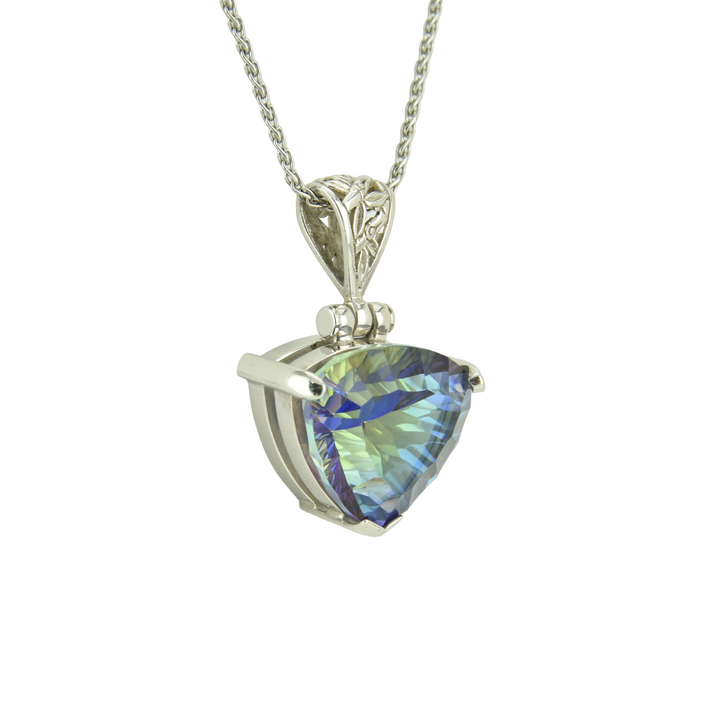 Indigo Warrior Mystic Quartz Pendant