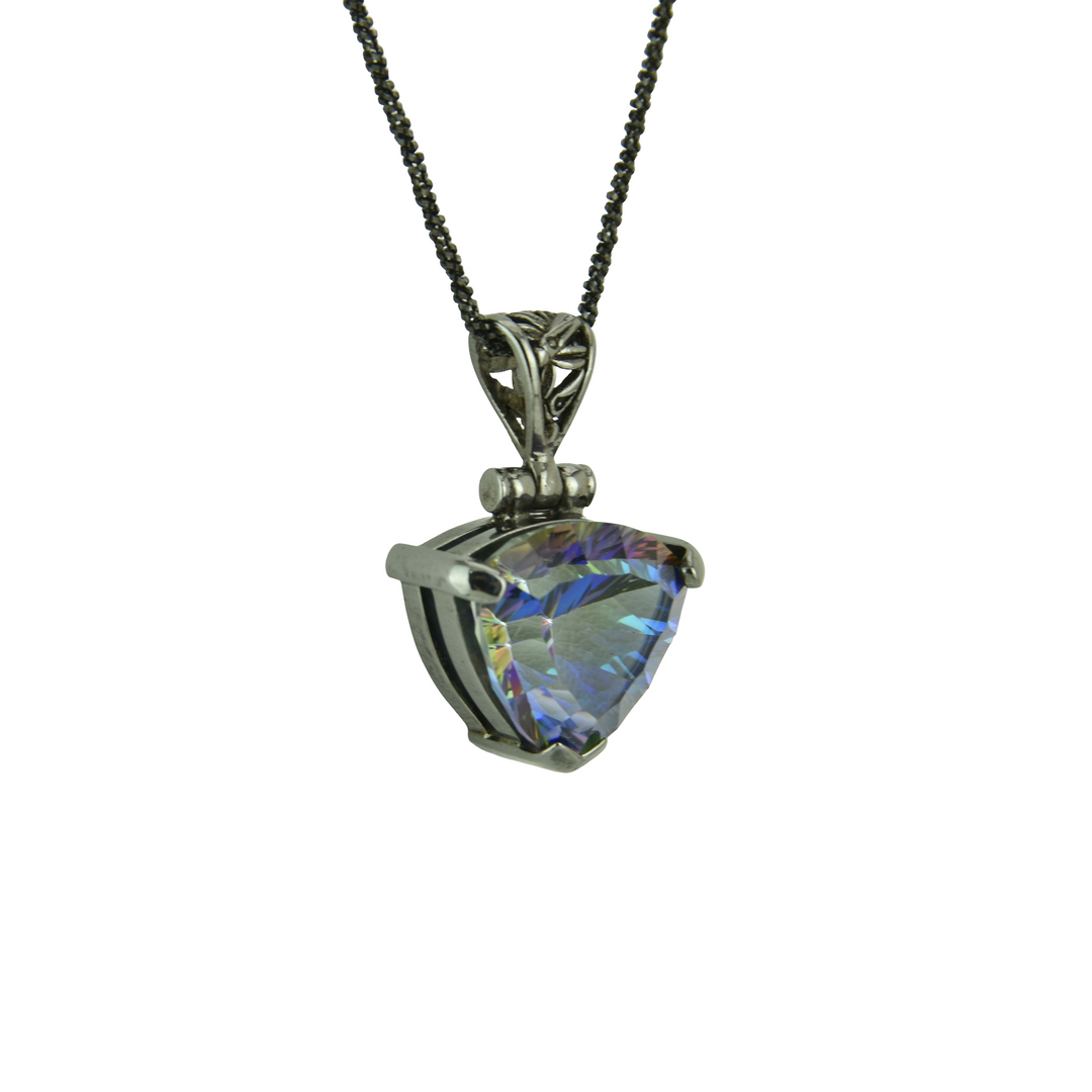 Indigo Warrior Mystic Quartz Pendant