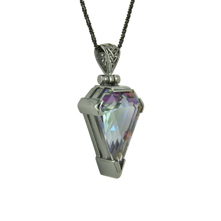 Indigo Warrior Mystic Quartz Pendant