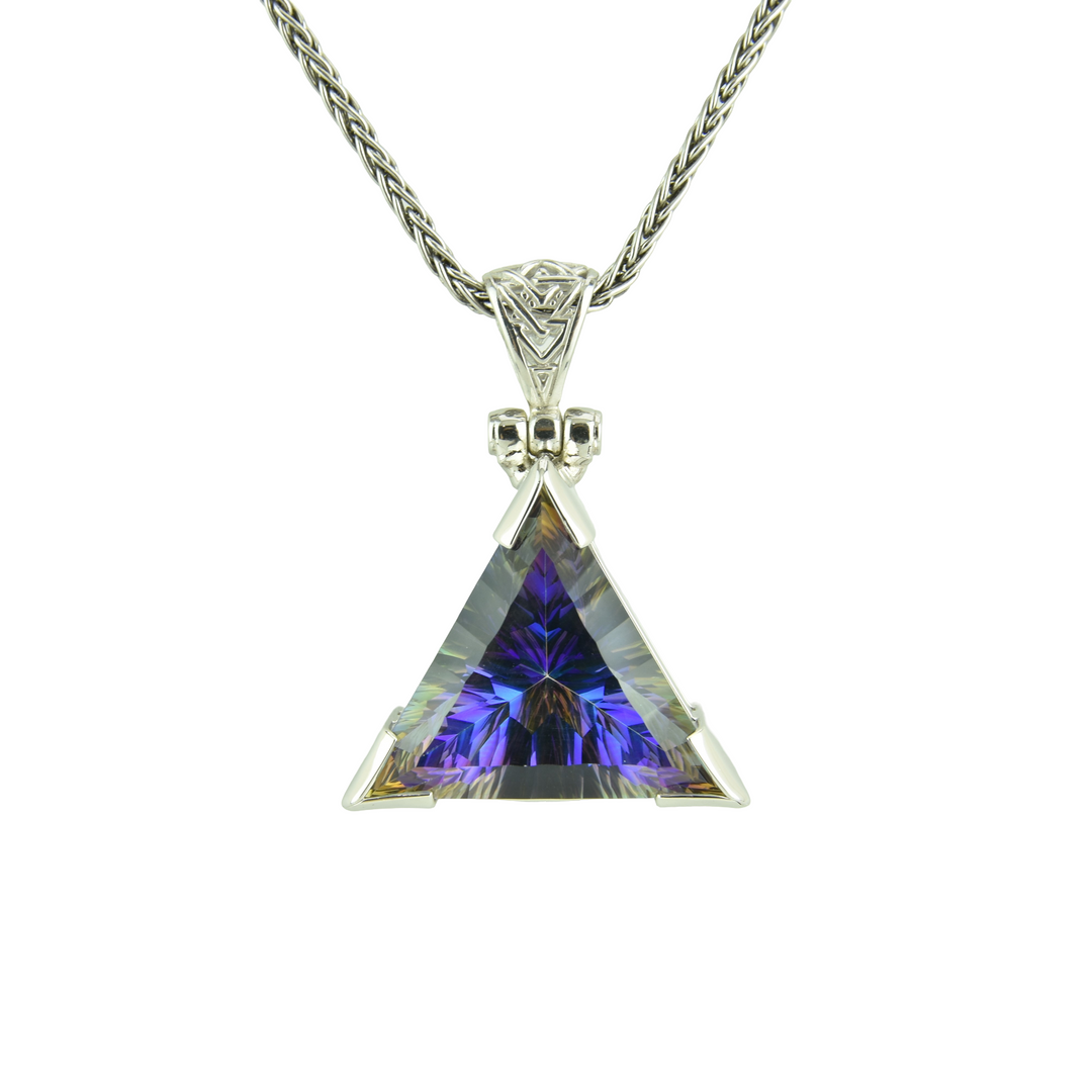 Indigo Warrior Mystic Quartz Pendant