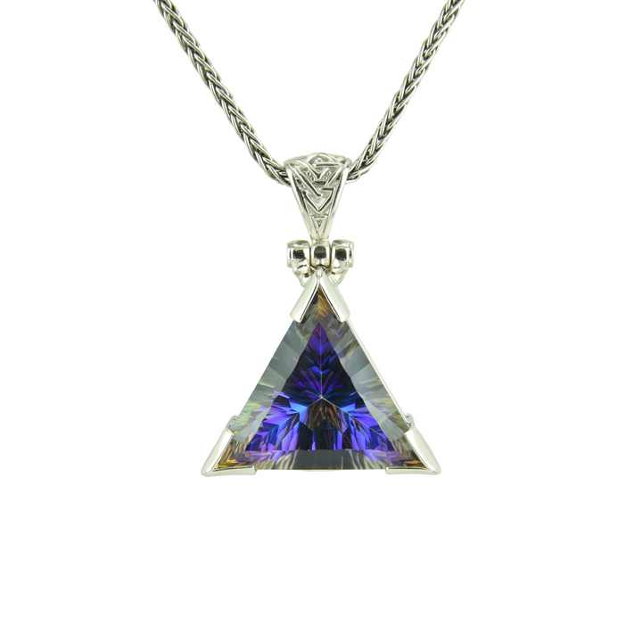 Indigo Warrior Mystic Quartz Pendant