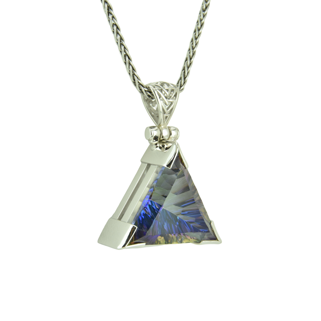 Indigo Warrior Mystic Quartz Pendant