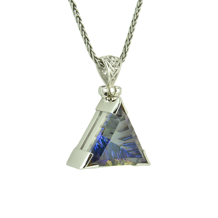 Indigo Warrior Mystic Quartz Pendant