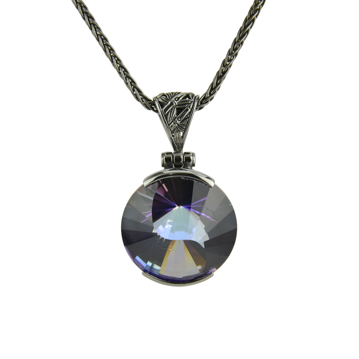 Indigo Warrior Mystic Quartz Pendant